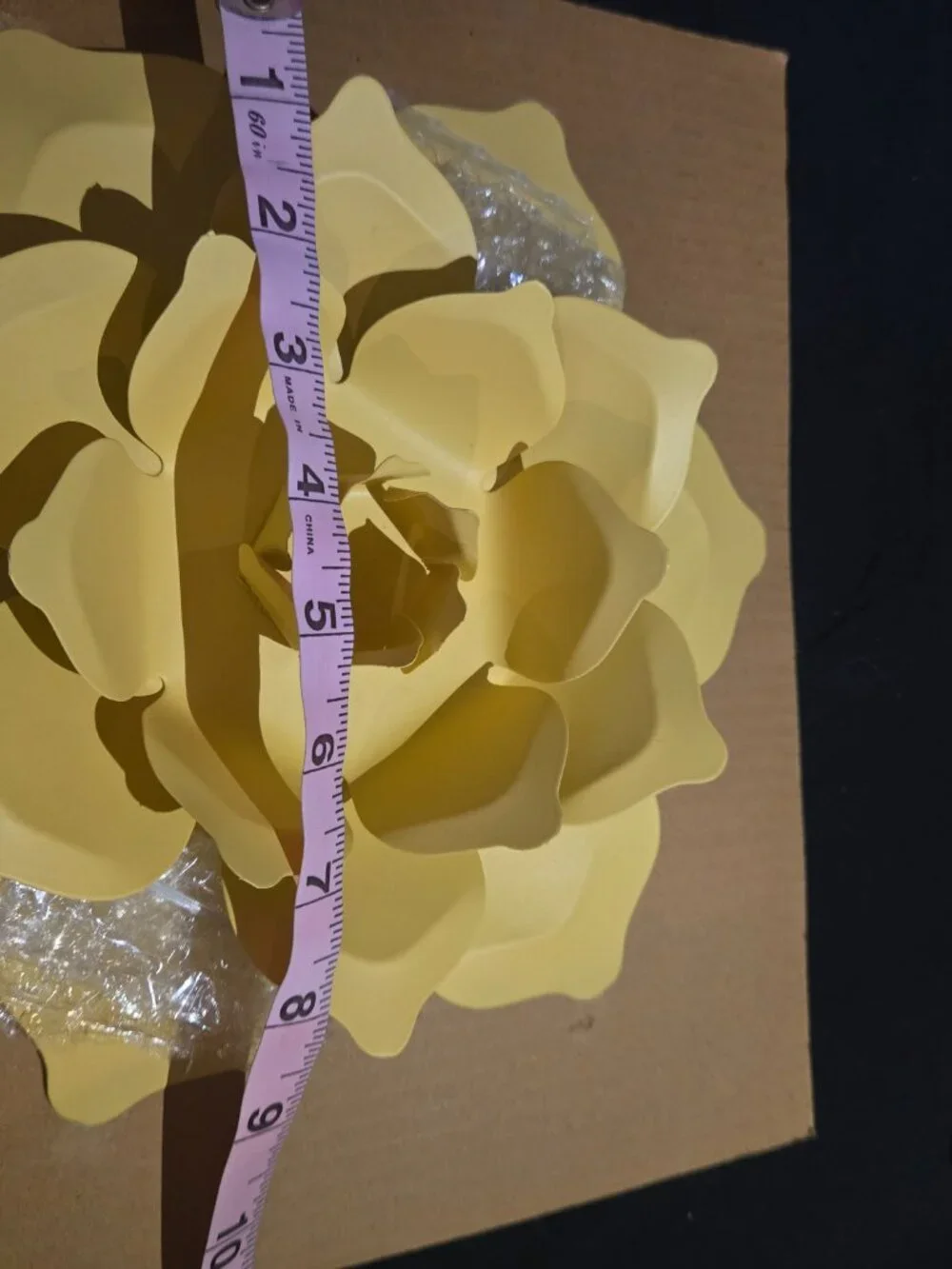 Pottery Barn Kids Metal Flower Wall Decor Set of 4 White Yellow New